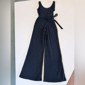 Princess Polly Black Cozy Ribbed Callie Jumpsuit